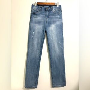 Democracy "Ab"solution Jeans Patriot Straight Leg Tummy Control Women’s size 6/8